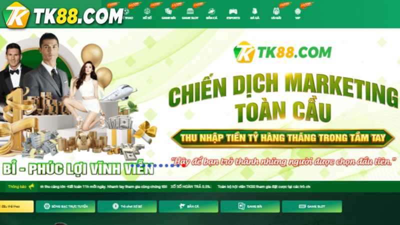 Chiến dịch marketing toàn cầu - thu nhập tiền tỷ hàng tháng trong tầm tay