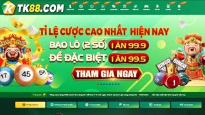 Lựa chọn trang web uy tín và chất lượng TK88 để cá cược lô đề online