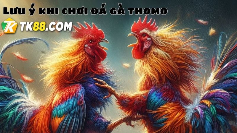 Người chơi cần biết các lưu ý khi đá gà Thomo để đặt cược đúng